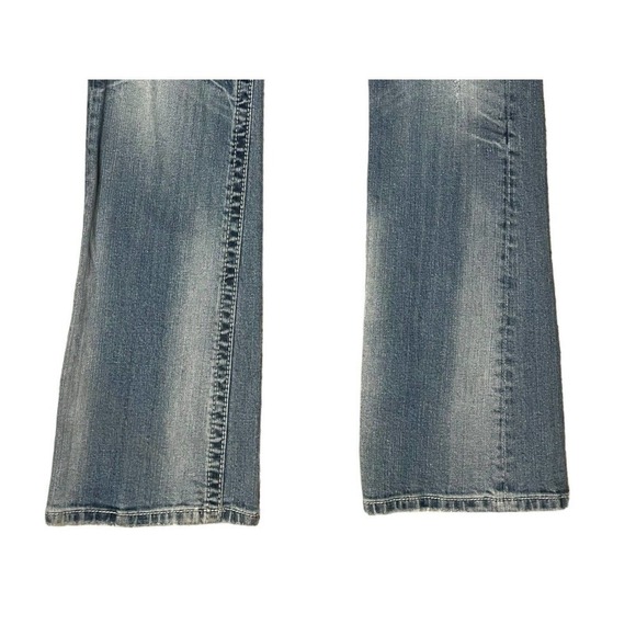 Miss Me EasyBootcut Jeans Size 30 x 33 Mid Rise Y2K Denim Bling Medium Wash - Picture 6 of 9